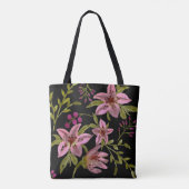 Tote Bag Aquarelle Lavande Star (Dos)