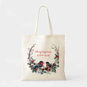 Tote Bag Aquarelle Les Étalons La Couronne Et Les Oiseaux