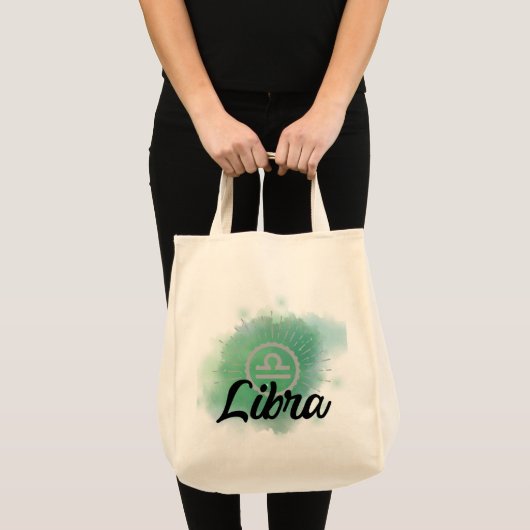 Tote Bag Aquarelle Libra (Devant (produit))