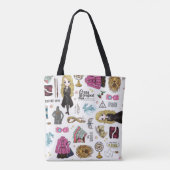 Tote Bag Aquarelle magique Luna Lovegood (Dos)