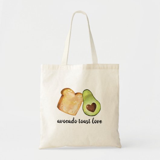 Tote Bag Aquarelle mignonne de hippie de fin gourmet (Devant)