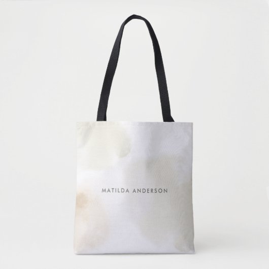 Tote Bag Aquarelle minimum abstrait naturel élégant simple (Devant)