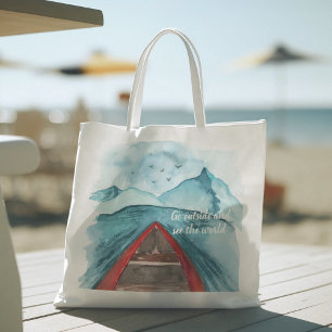 Tote Bag Aquarelle Moderne Nature Voir La Devis Mondiale