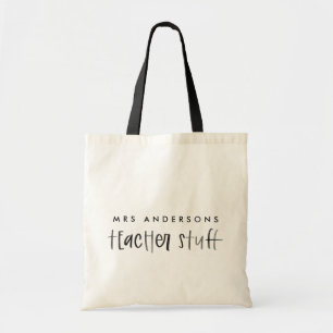 Tote Bag Aquarelle moderne petit budget enseignant cadeau