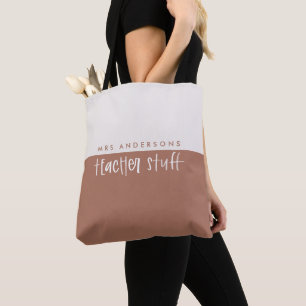 Tote Bag Aquarelle moderne petit budget enseignant cadeau