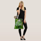 Tote Bag Aquarelle Monstera Aloha Hawaiian Beach Bag (Sur le modèle)