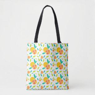 Tote Bag Aquarelle Motif Oranges sucrées