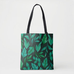 Tote Bag Aquarelle motif sans couture avec peint à la main 