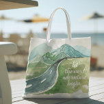 Tote Bag Aquarelle Nature Commençons la prochaine aventure<br><div class="desc">Aquarelle Nature Commençons la prochaine aventure</div>