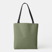 Tote Bag Aquarelle Oiseaux et Feuilles (Dos)