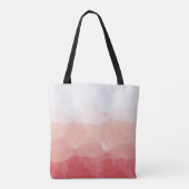 Tote Bag Aquarelle Ombre rouge et rose Gradient Love (Dos)