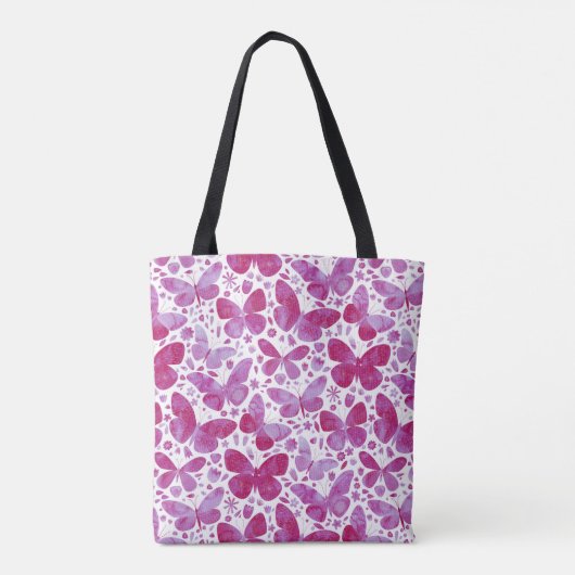Tote Bag Aquarelle papillon (Dos)