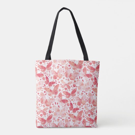 Tote Bag Aquarelle papillon (Dos)