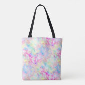 Tote Bag Aquarelle Pastel Rainbow Tie Dye (Dos)
