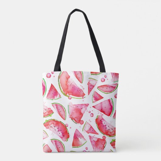 Tote Bag Aquarelle pastèque 1 (Dos)