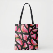 Tote Bag Aquarelle Pastèque 2 (Devant)