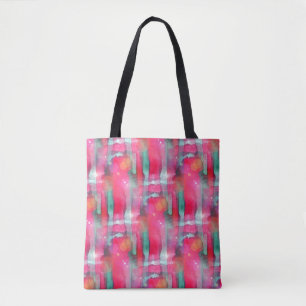 Tote Bag Aquarelle peinte par résumé d'éclat de Sun