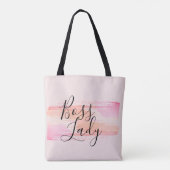 Tote Bag Aquarelle Peinture éclats Boss Lady (Dos)