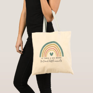 Tote Bag Aquarelle Rainbow Appréciation de l'enseignant