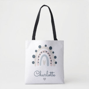 Tote Bag Aquarelle Rainbow personnalisée