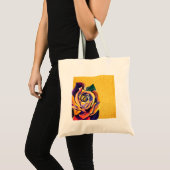 Tote Bag Aquarelle Rose d'or (Devant (produit))