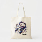 Tote Bag Aquarelle tendance Scorpio Design Zodiac (Devant)