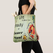 Tote Bag Aquarelle Tropical Exotic Elegant Orchidées (De près)