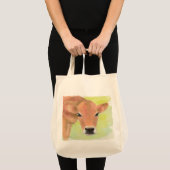 Tote Bag Aquarelle Vache d'épicerie Fourre-tout (Devant (produit))