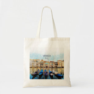 Tote Bag Aquarelle VENEZIA VENICE - Italie souvenir de voya