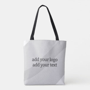 Tote Bag Aquarelle verte simple abstrait ajouter le logo te