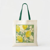 Tote Bag Aquarelle vintage Citrus Lemons Motif (Devant)