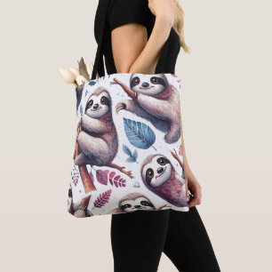 Tote Bag Aquarelle vintage mignonne