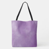 Tote Bag Aquarelle violette Abstraite Texture esthétique (Dos)
