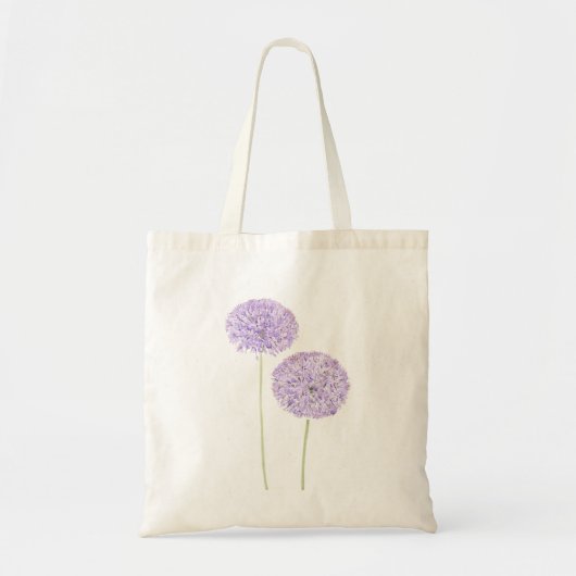 Tote Bag Aquarelle violette Allium (Devant)