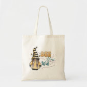 Tote Bag Aquarelle Whimsical Gnome Gonk (Devant)