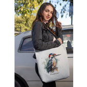 Tote Bag Aquarelle Woodland Pic, coutume