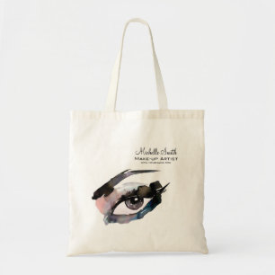 Tote Bag Aquarelle yeux de foudre extension maquillage marq