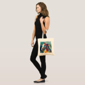 Tote Bag Aquarelles Illustration de la tête de cheval (Devant (modèle))
