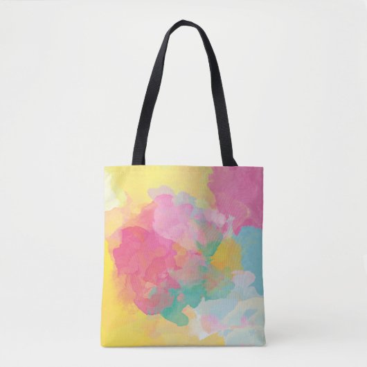 Tote Bag Aquarelles Pastel (Devant)