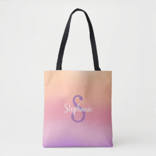 Tote Bag Aquarelles violettes