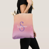Tote Bag Aquarelles violettes (De près)
