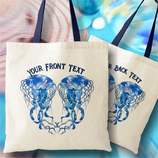 Tote Bag Aquarium Jellyfish 0925