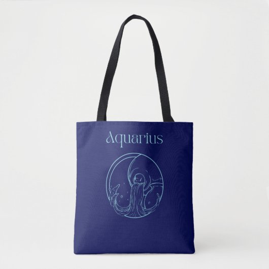 Tote Bag Aquarius Zodiac (Devant)