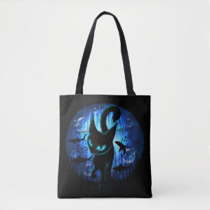 Tote Bag Aquaticat - Chat surréaliste en Imaginaire profond