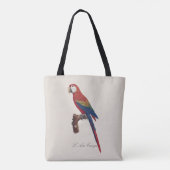 Tote Bag Ara rouge ou Ara macao, Ara macao (Dos)