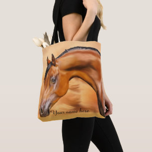 Tote Bag Arabian Horse Personnalisé