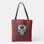 Tote Bag Araignée Crâne (Dos)