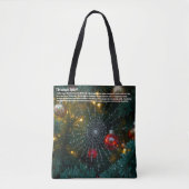 Tote Bag Araignée de Noël (Devant)