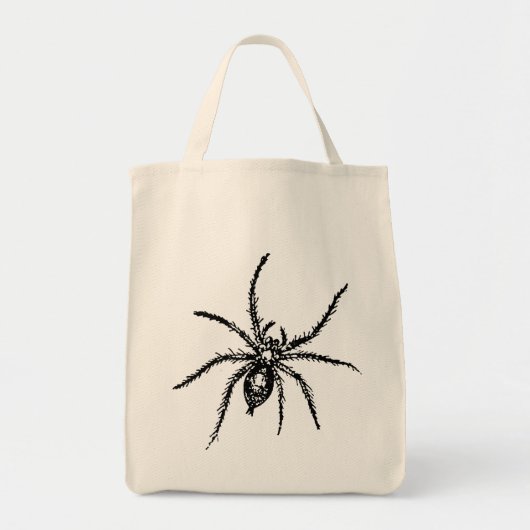 Tote Bag Araignée éffrayante pour Halloween (Devant)