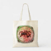 Tote Bag Araignée noire (Dos)